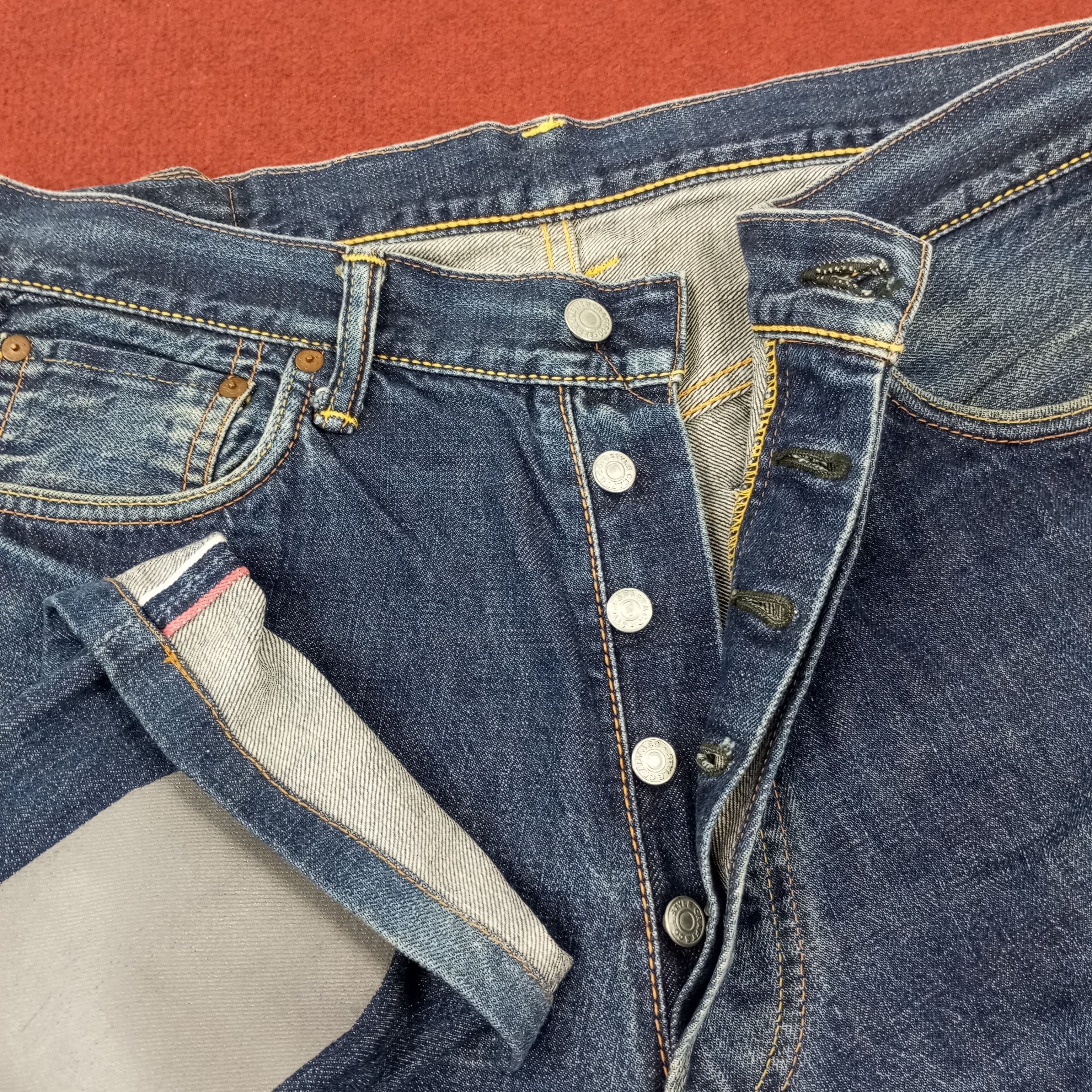 Evisu × Japanese Brand × Vintage Evisu Japanese Brand Fashion Style Custom Daicock Jeans Size US 31 - 12 Thumbnail