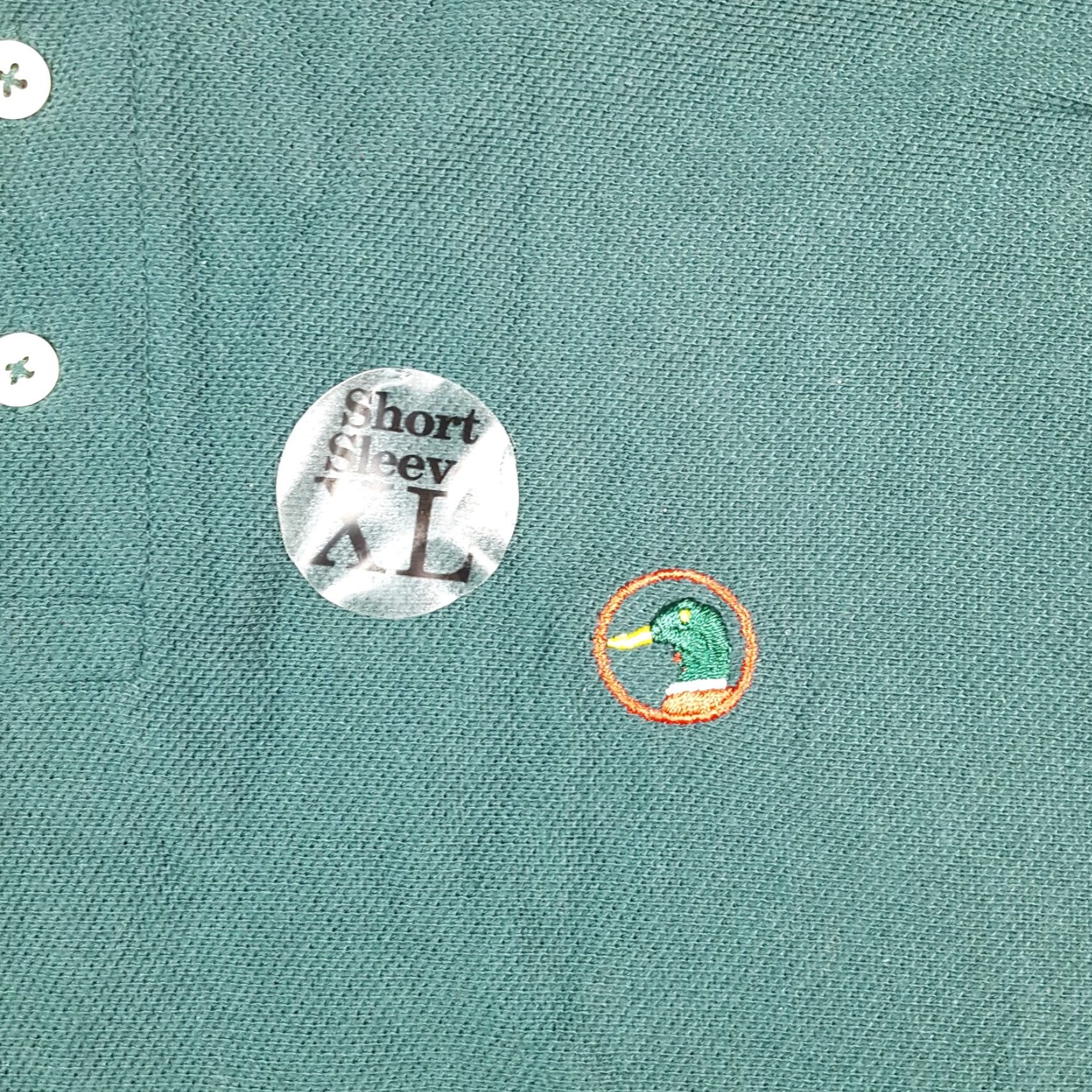 Vintage VINTAGE Duck Head Polo Shirt Forest Green Size S Skate Collared Shirt Men Grass 90s Grunge Workwear Polo Shirt Size US S / EU 44-46 / 1 - 4 Thumbnail