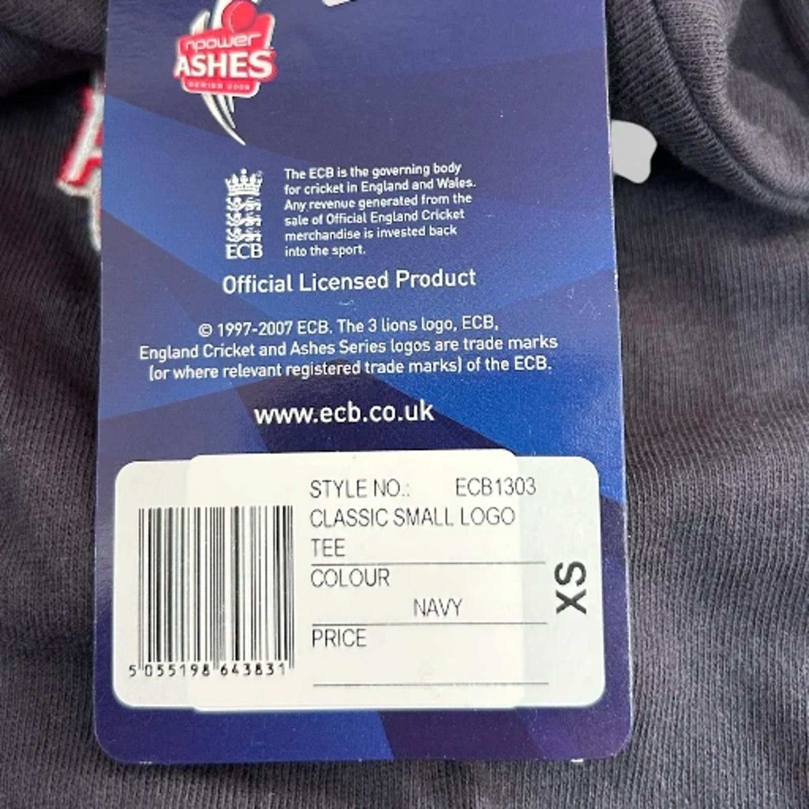 Designer England Official Ashes Cricket T-Shirt 2009 BNWT (G33) Size ONE SIZE - 4 Thumbnail
