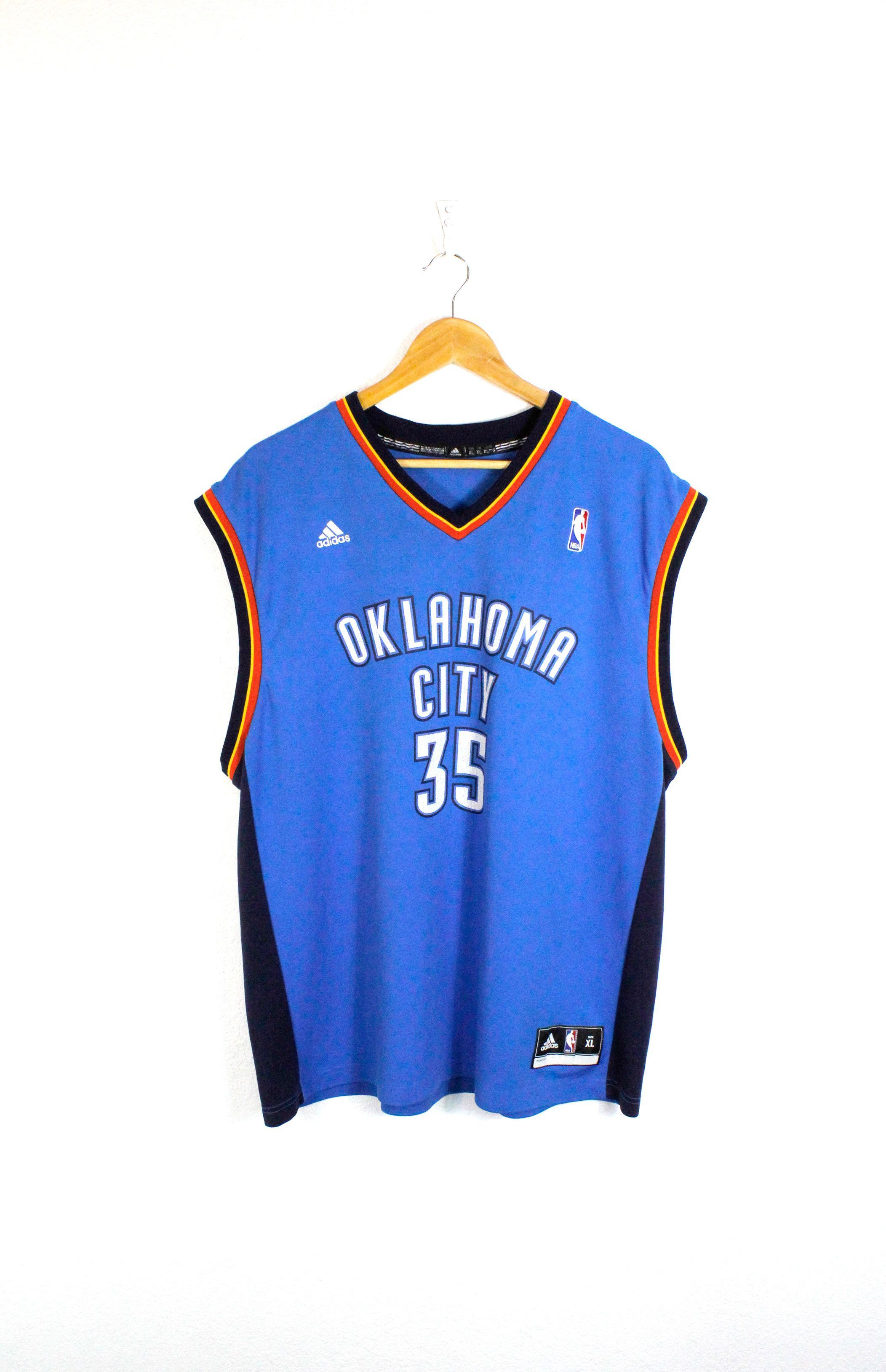 Adidas × NBA Adidas NBA Oklahoma Durant 35 Jersey Tee Tank Y2K Size US XL / EU 56 / 4 - 1 Thumbnail