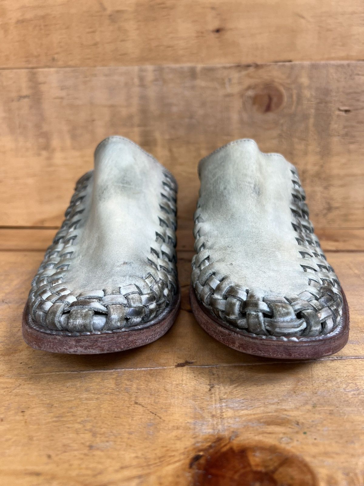 FREEBIRD Women's Freebird By Steven Sofia Tan Leather Mules Clogs Size US 10 / IT 40 - 5 Thumbnail