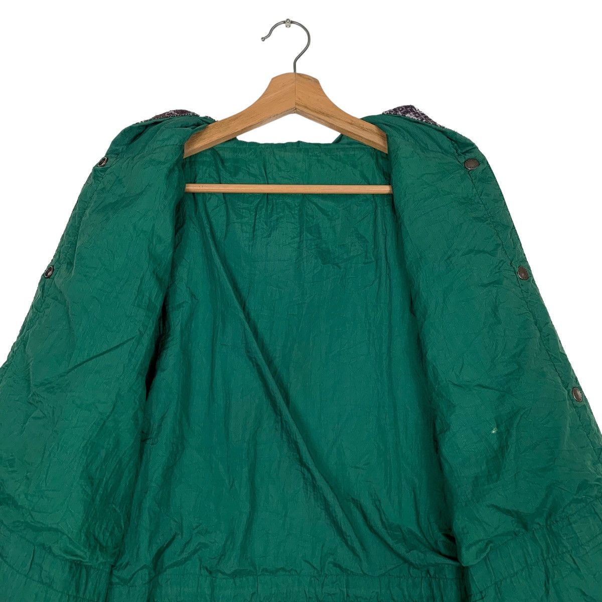 Vintage Native Navajo Overprint Reversible Hooded Jacket #0414-C19 Size US L / EU 52-54 / 3 - 12 Thumbnail