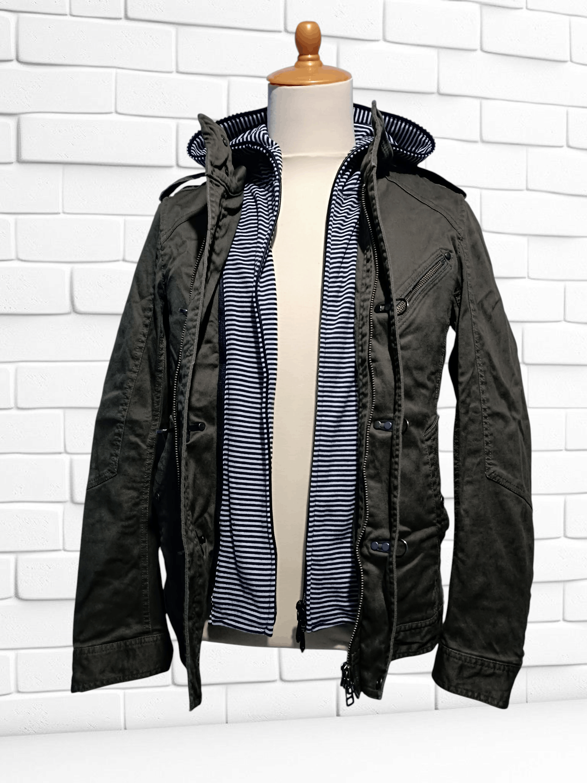 Japanese Brand Hideaways Nicole Double Layer Hoodie Jacket Size US M / EU 48-50 / 2 - 1 Thumbnail