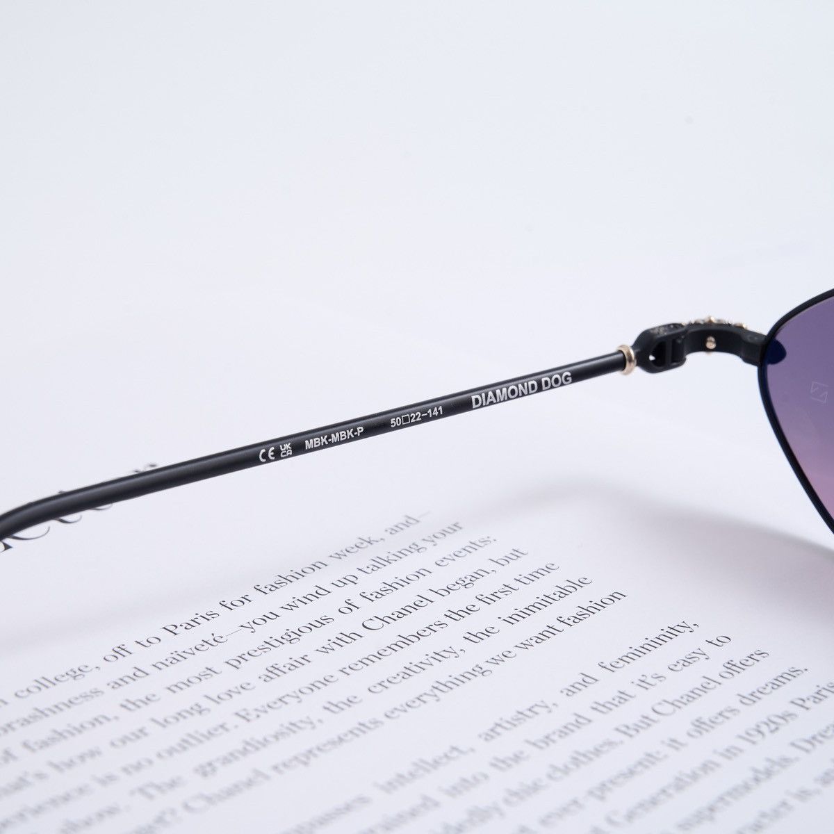 Chrome Hearts CHROME HEARTS DIAMOND DOG MATTE BLACK/MATTE BLACK/PLASTIC SUNGLASSES Size ONE SIZE - 4 Thumbnail