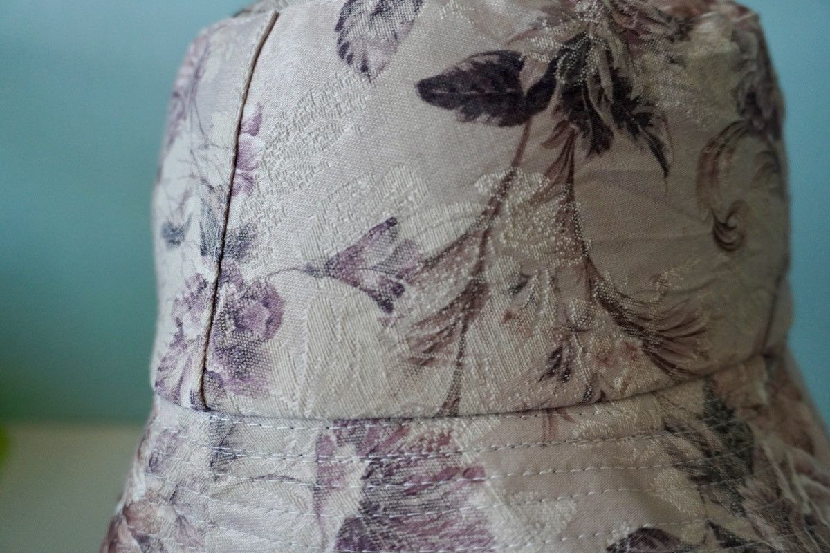 Vintage Vintage bucket hat floral motif reversible summer head gear Size ONE SIZE - 4 Thumbnail