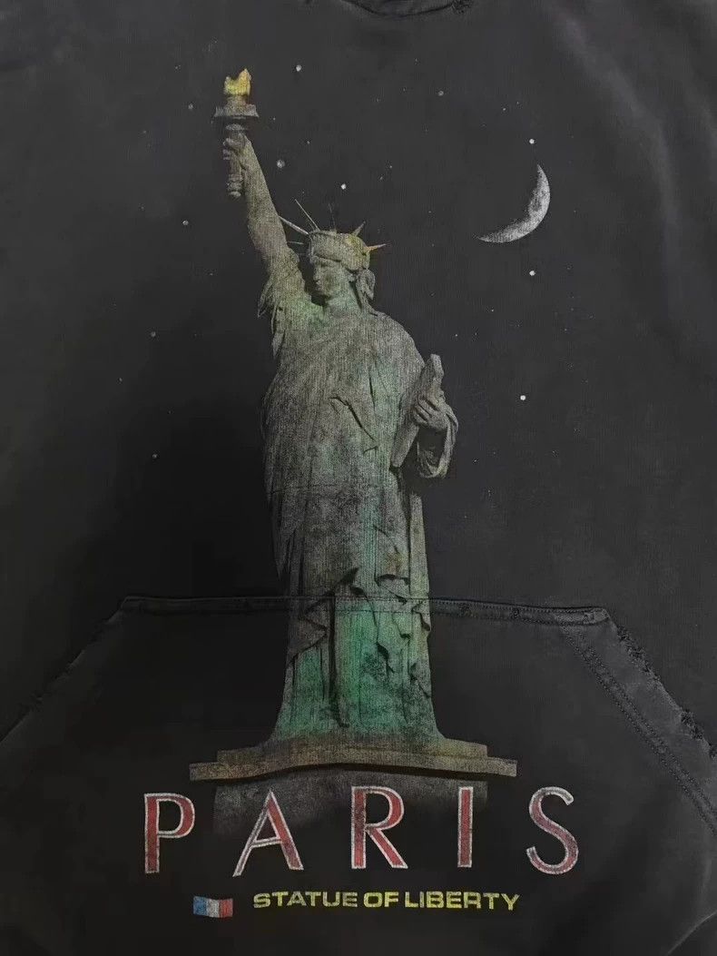 Balenciaga Balenciaga 24 FW Statue of Liberty Sabotage Hoodie 2502-Nex Size US S / EU 44-46 / 1 - 3 Thumbnail