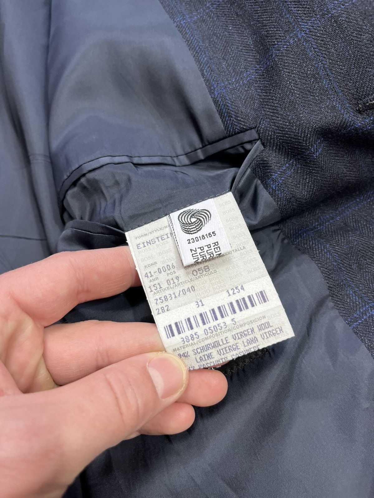Hugo Boss Hugo Boss Einstein Wool Cashmere Navy Blazer Jacket Size 58 Size US XXL / EU 58 / 5 - 8 Thumbnail