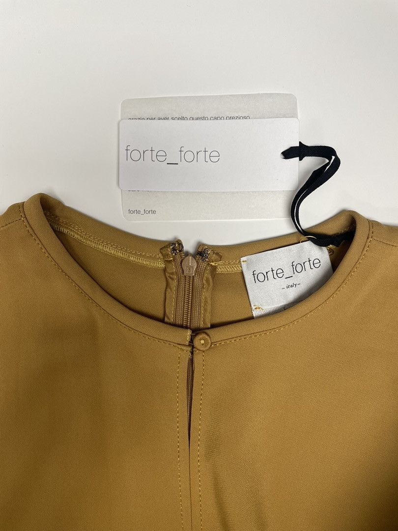 forte_forte FORTE FORTE Stretch Crepe Cady Midi Dress Size XS / US 0-2 / IT 36-38 - 4 Thumbnail
