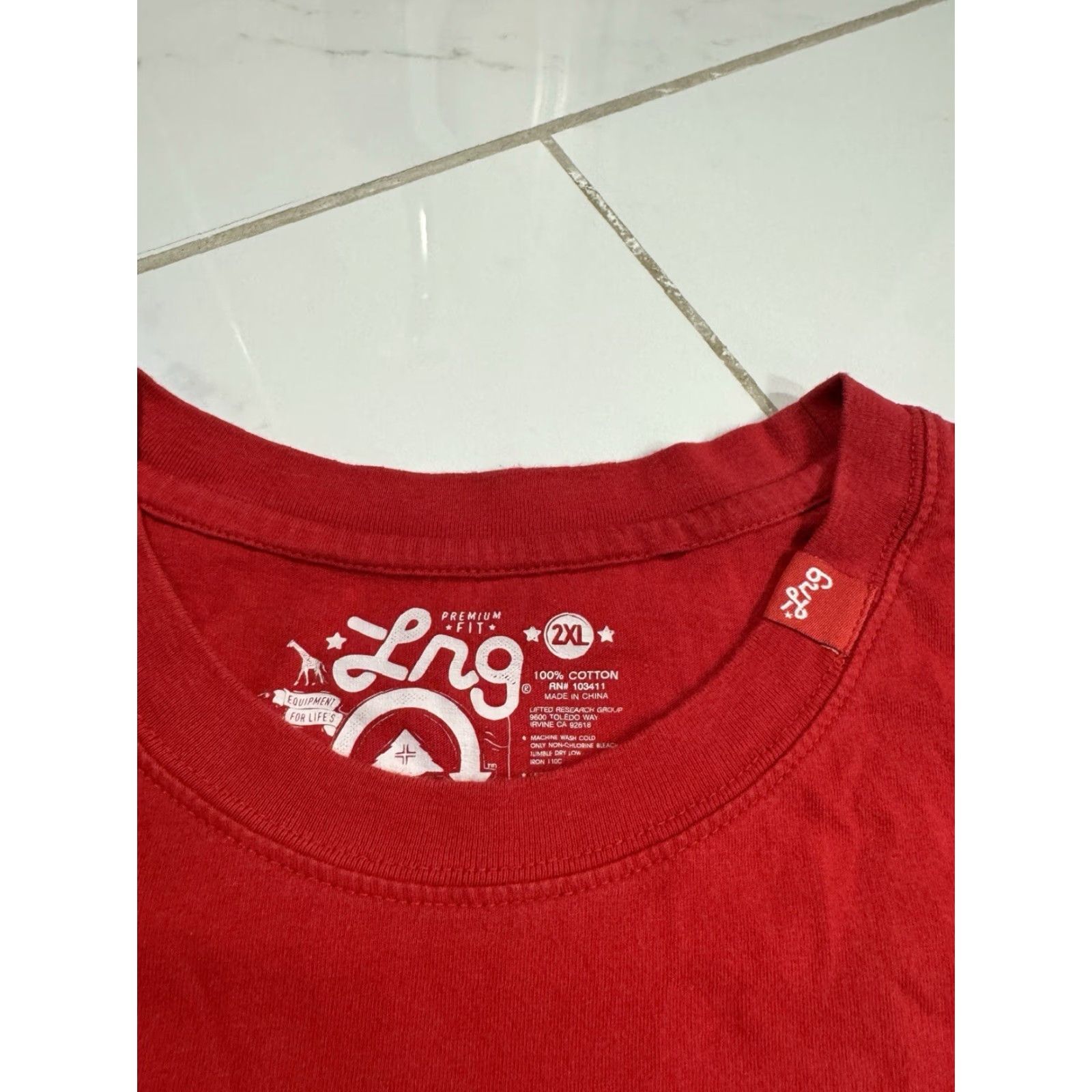 Logo 7 VINTAGE LRG T-Shirt Red 2XL Men Logo 2XL Y2K Cyber Skater Big Logo Size US XXL / EU 58 / 5 - 6 Thumbnail