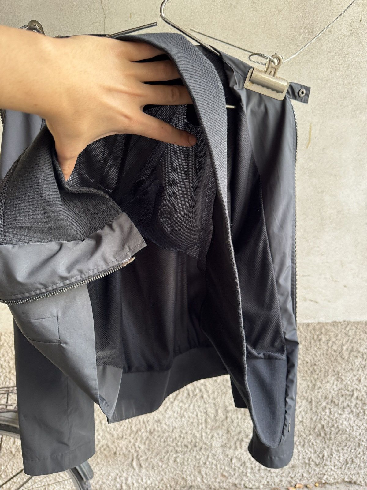 Jil Sander Jil Sander Double Layered Black Nylon Moto J Size US M / EU 48-50 / 2 - 18 Thumbnail