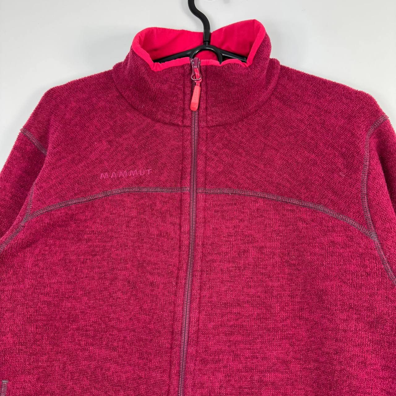 Mammut Mammut Womens Fleece Jacket Red Full Zip Hiking Size XL Size XL / US 12-14 / IT 48-50 - 2 Thumbnail