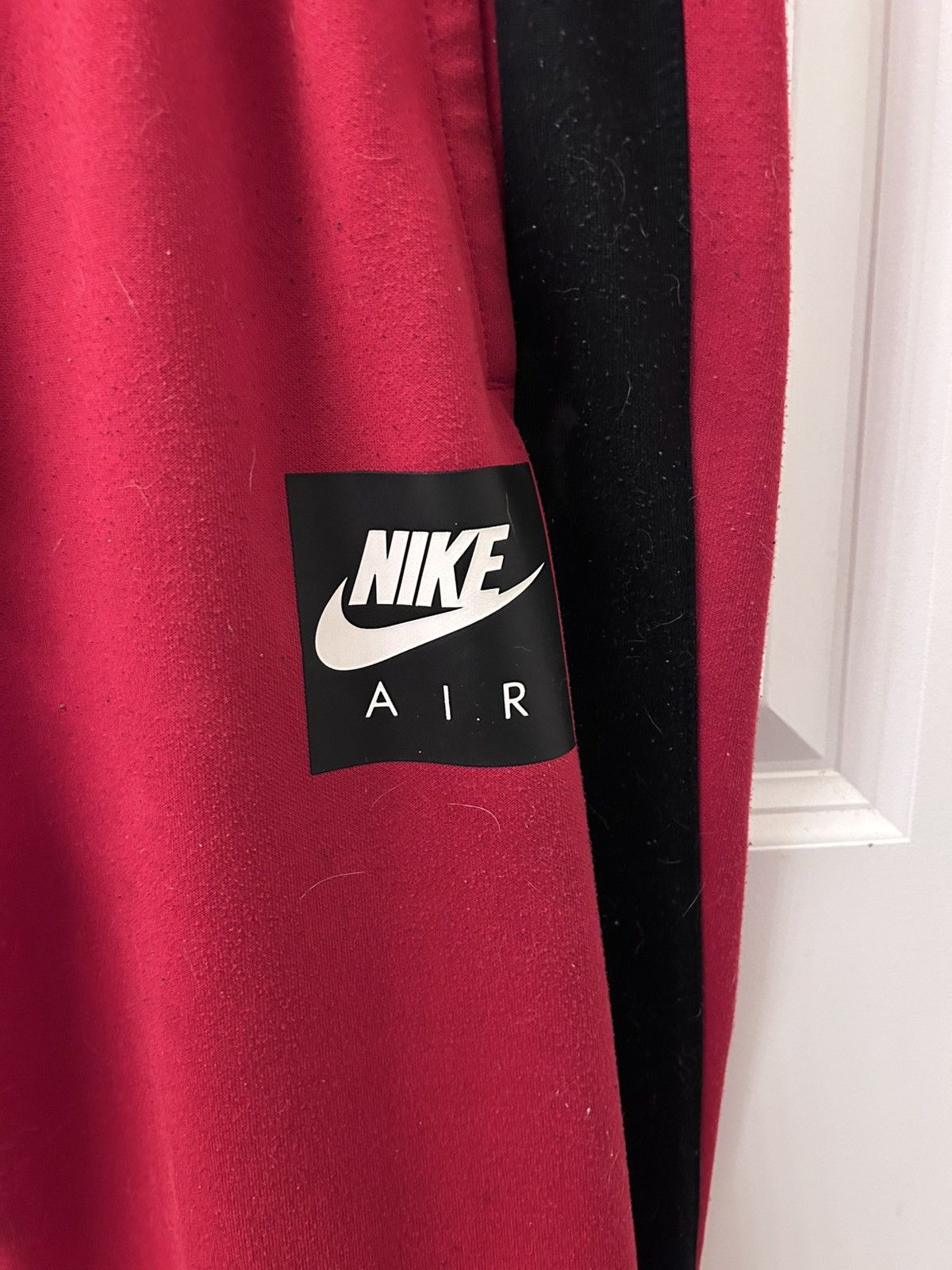Nike Nike Air Pants Men's Medium Red Joggers AJ5317-687 Tapered Size US 32 / EU 48 - 2 Thumbnail