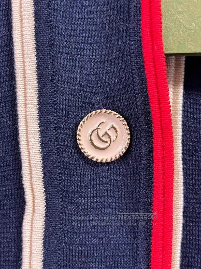 Gucci Gucci Colour-blocked knitted cardigan coat Size S / US 4 / IT 40 - 4 Thumbnail
