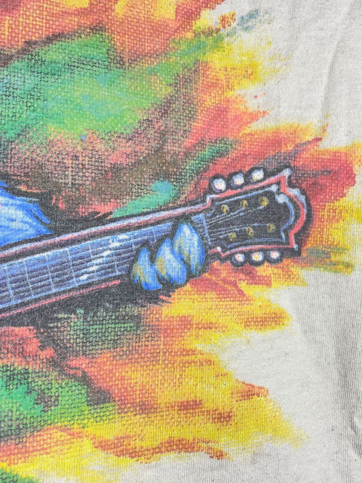 Band Tees 1995 Blues Music Festival Guitar Cat T-Shirt Size US XL / EU 56 / 4 - 5 Thumbnail