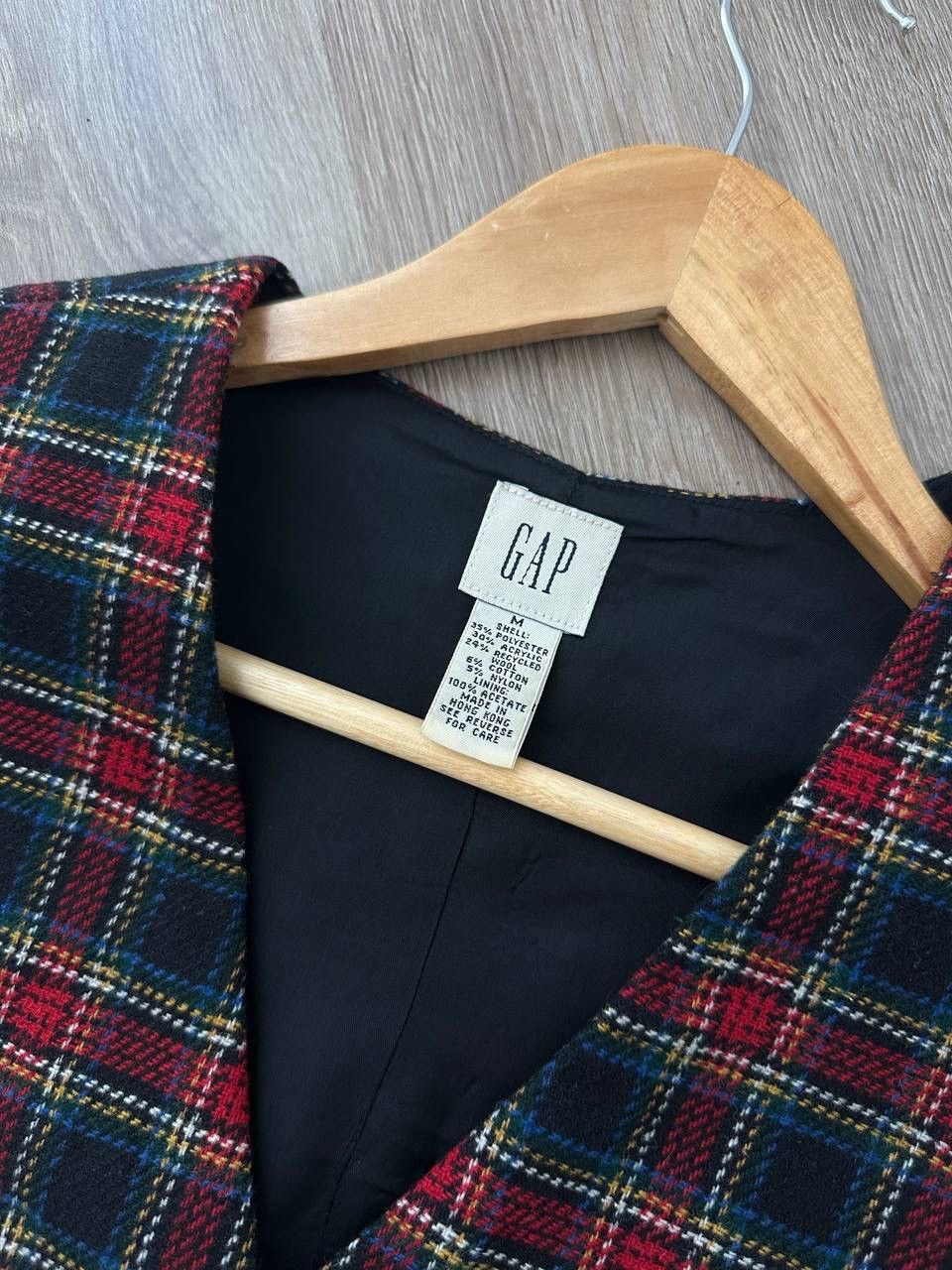 Gap × Vintage Vintage Gap Flannel Wool Waistcoat Vest Size M / US 6-8 / IT 42-44 - 7 Thumbnail