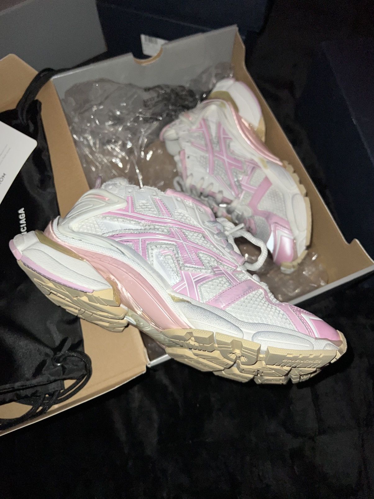 Balenciaga Balenciaga Runner “Pink/Tan” Size US 9 / EU 42 - 5 Thumbnail