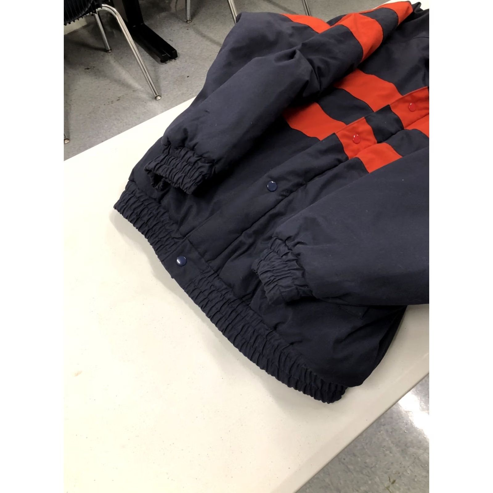 Vintage VINTAGE Survival by Generation One Black Red Puffer Jacket Large L Mens Size US L / EU 52-54 / 3 - 6 Thumbnail