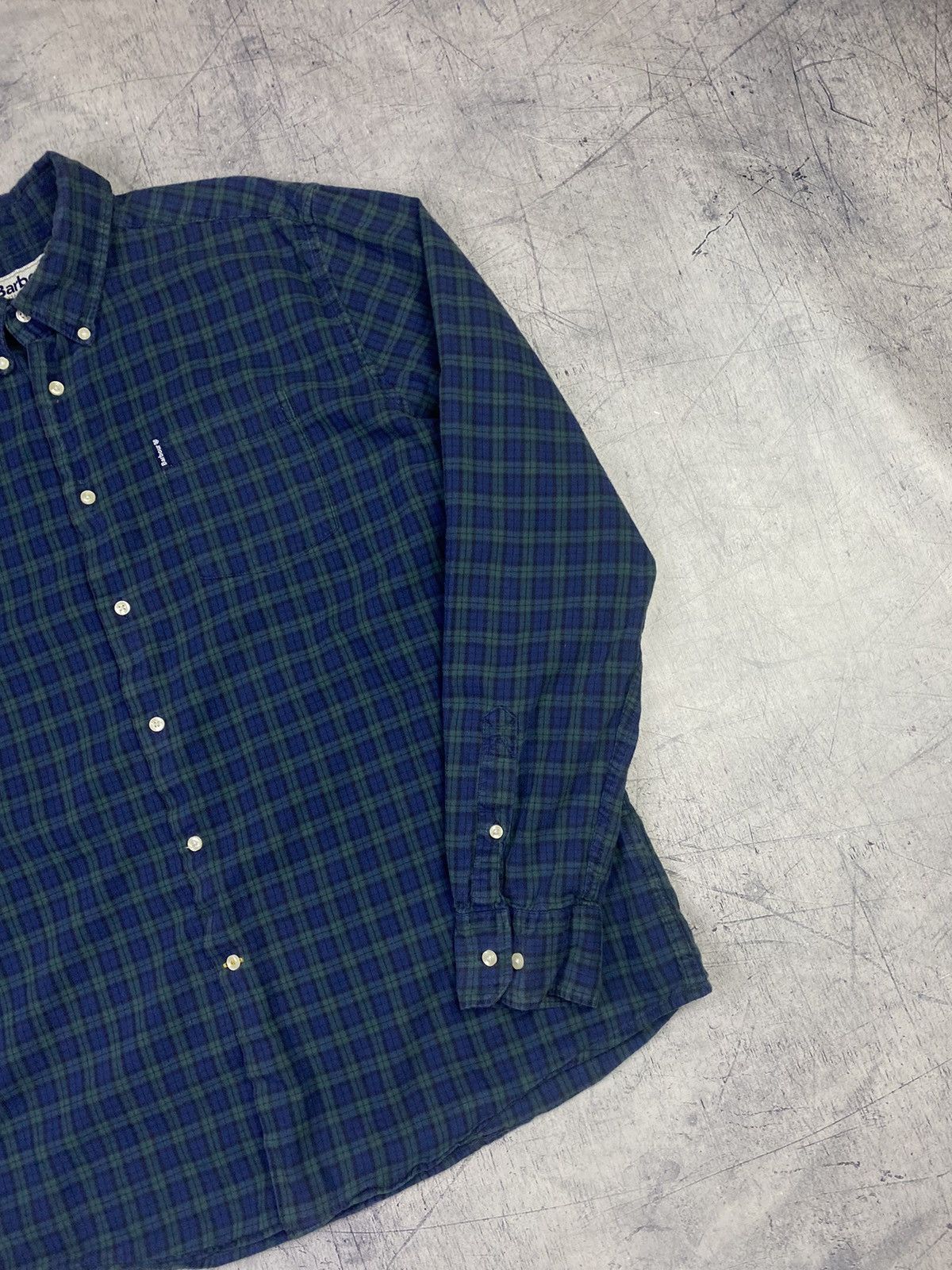 Barbour Barbour Checkered Designer Long Sleeve Button Up Shirt Size US L / EU 52-54 / 3 - 4 Thumbnail