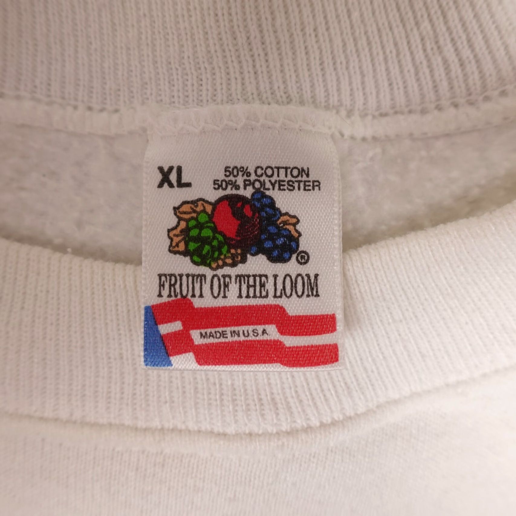 Fruit Of The Loom VINTAGE The Blacker The College Sweatshirt Mens XL White Crewneck BLM USA Made Size US XL / EU 56 / 4 - 2 Thumbnail
