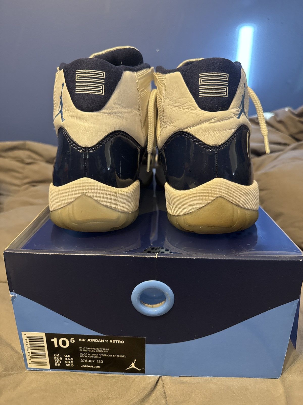 Jordan Brand Jordan 11 Retro Win Like 82 Size US 10.5 / EU 43-44 - 3 Thumbnail