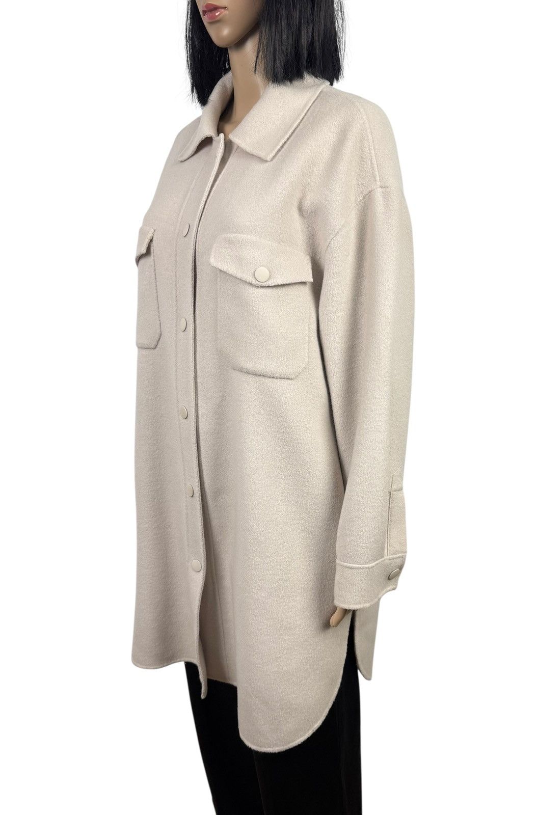 Massimo Dutti Massimo Dutti Wool Coat Collared Button Up Shaket size S Size S / US 4 / IT 40 - 7 Thumbnail
