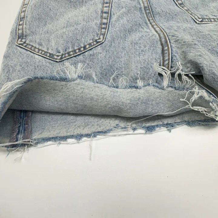 Alexander Wang Alexander Wang Logo Denim Shorts for Women - Size 25" / US 0 / IT 36 - 7 Thumbnail