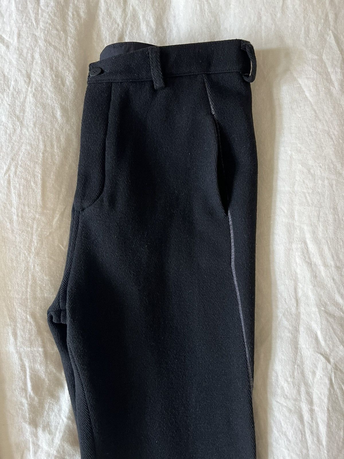 Thom Krom thom/krom Men’s Black Wool Pants Size US 31 - 2 Thumbnail