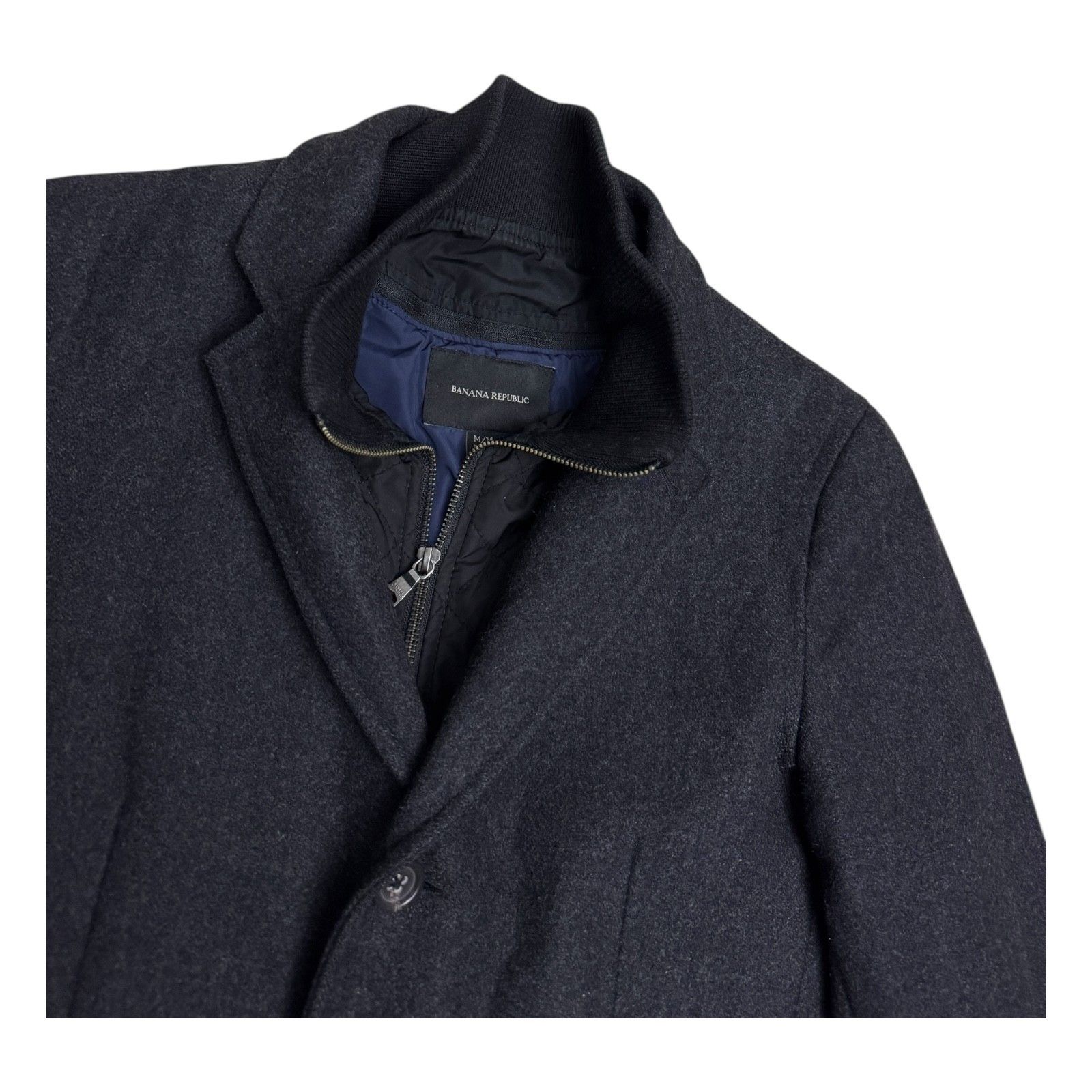 Banana Republic BANANA REPUBLIC Wool Winter Business Casual Pea Coat Medium Size M / US 6-8 / IT 42-44 - 5 Thumbnail
