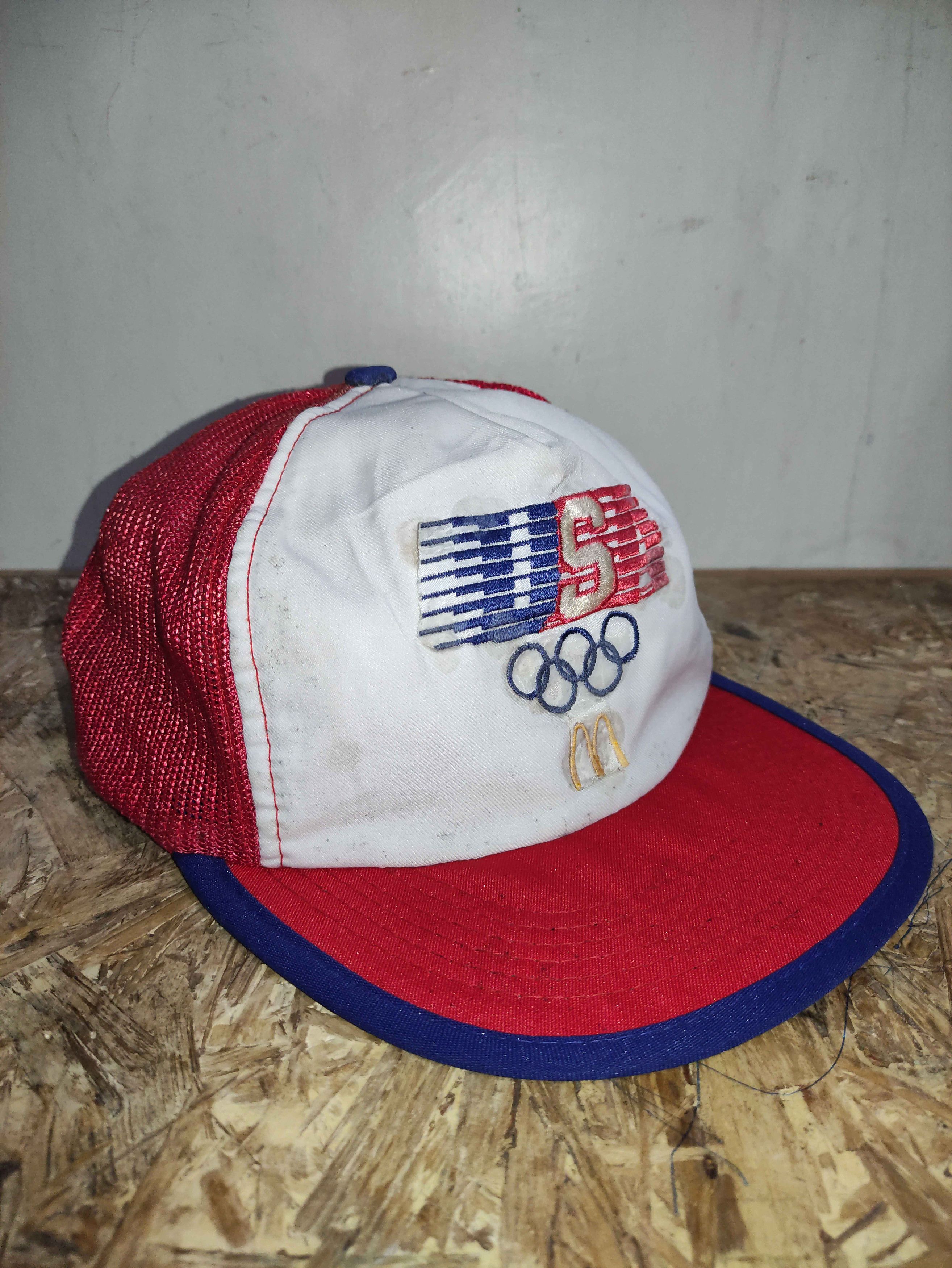 USA Olympics × Vintage Vintage 1984 McDonald’s USA Olympics Trucker Hat Cap Size ONE SIZE - 9 Thumbnail