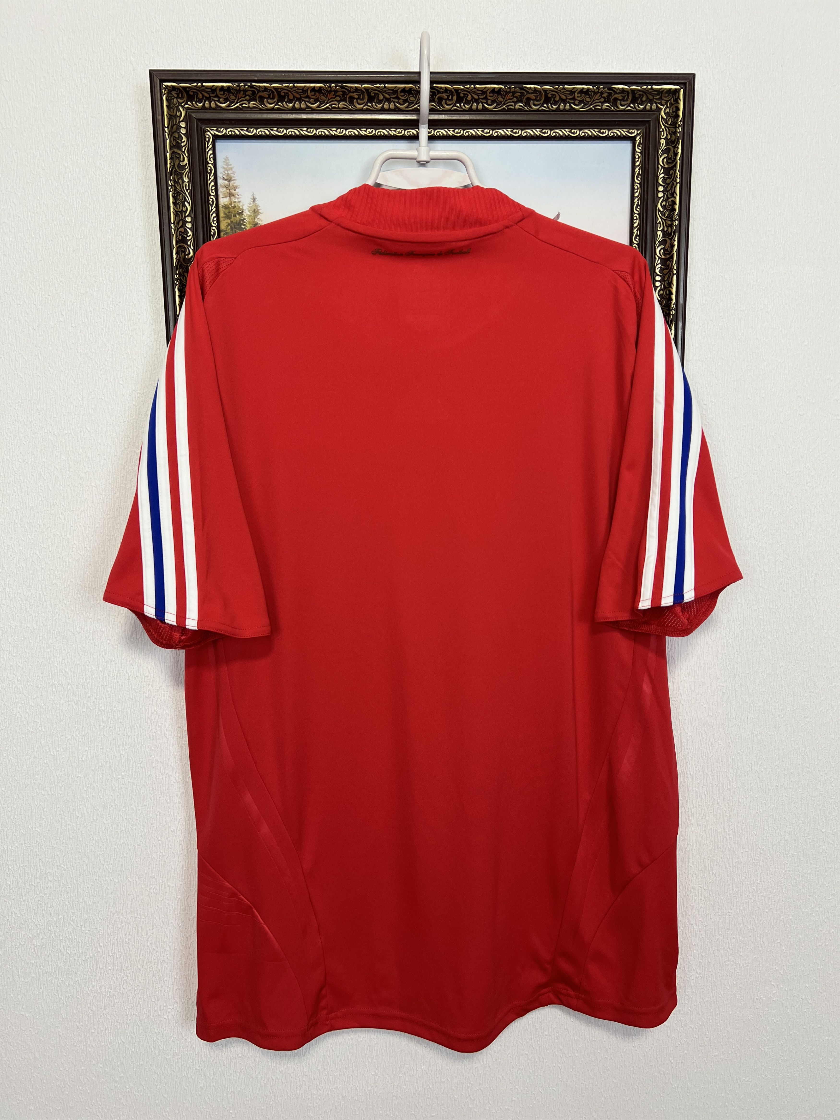 Adidas France Away football shirt Soccer Jersey National Trikot Size US L / EU 52-54 / 3 - 8 Thumbnail