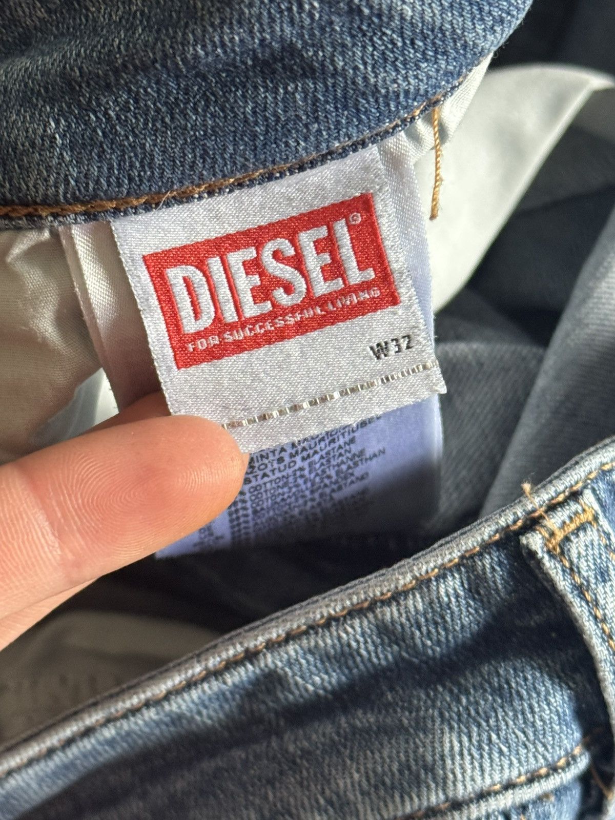 Diesel Diesel 32/32 D-Luster denim pants jeans trousers vintage y2k Size US 32 / EU 48 - 9 Thumbnail