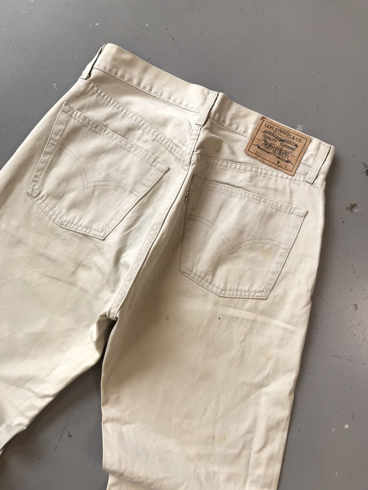 Levi's × Vintage Vintage Levi’s silver tab off white straight denim Size US 32 / EU 48 - 9 Thumbnail