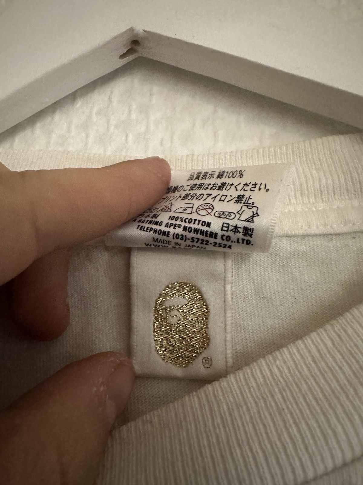 Bape × Chrome Hearts Bape x Chrome Hearts Tee Size US L / EU 52-54 / 3 - 4 Thumbnail