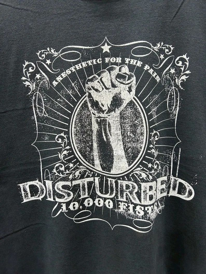 Vintage Vintage 2000s Disturbed Band tshirt size M Size US M / EU 48-50 / 2 - 3 Thumbnail