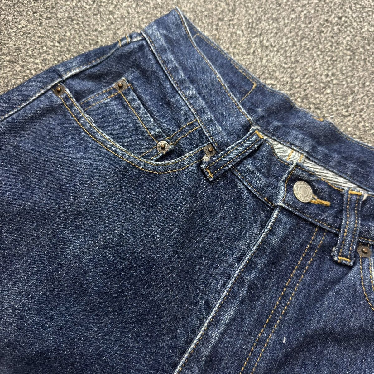 Warehouse 🔥🇯🇵 Vintage 90s Japanese Indigo Blue Warehouse Archive Jeans Size US 27 - 15 Thumbnail