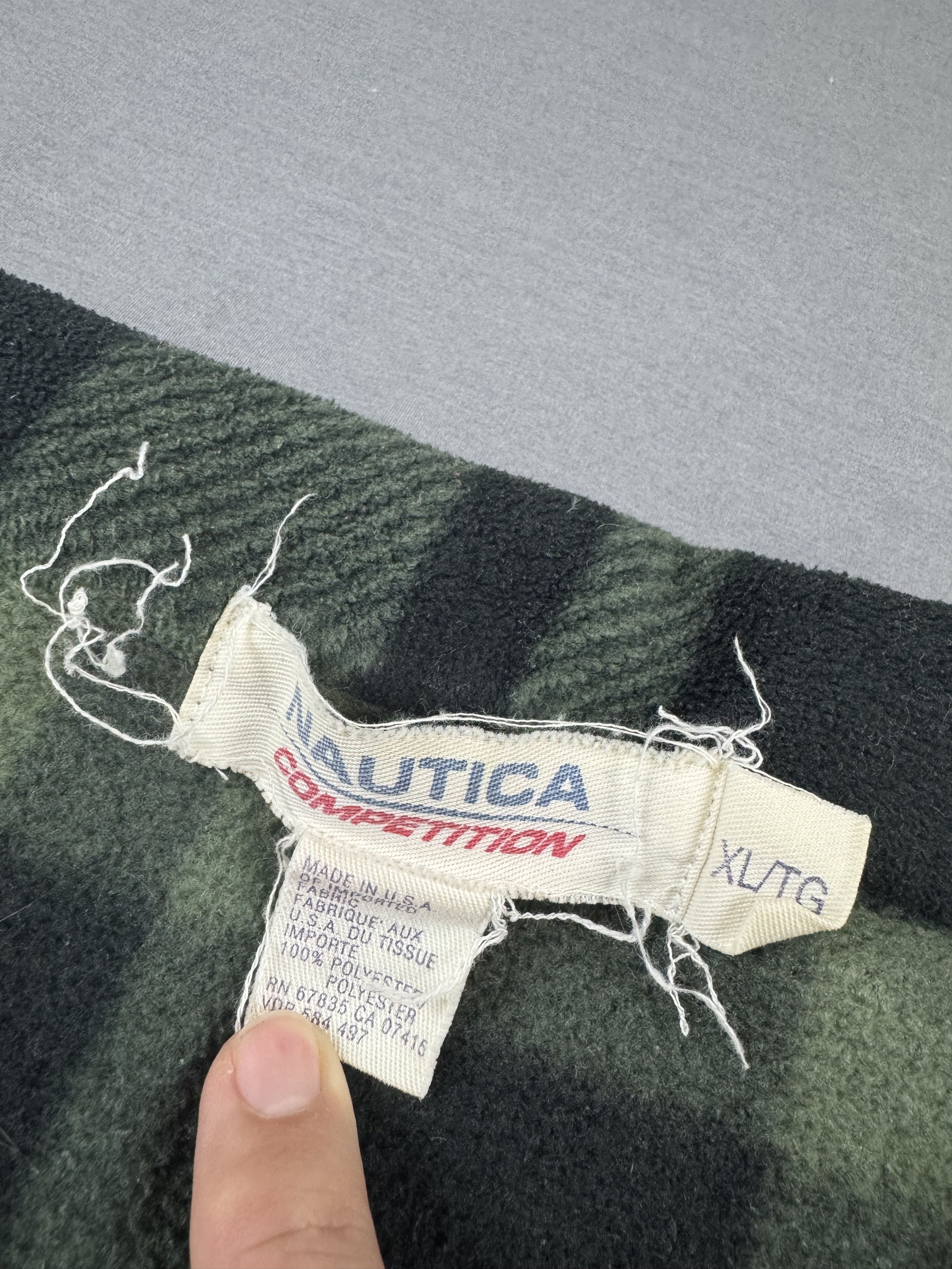 Nautica Vintage Nautica Competition Jacket Plaid Fleece Full Zip Size US XL / EU 56 / 4 - 4 Thumbnail