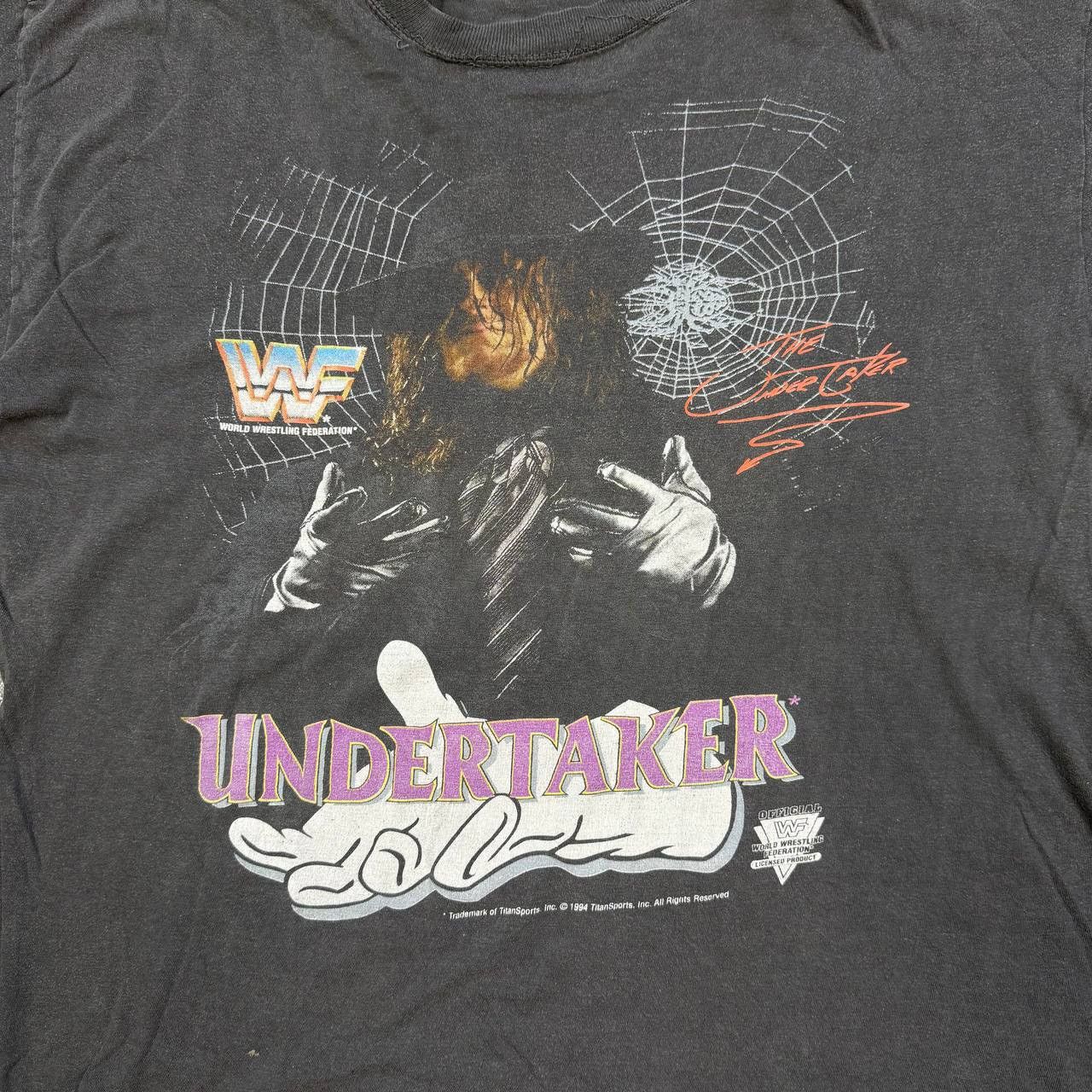WWF RARE WWF Undertaker 1994t-shirt Size US M / EU 48-50 / 2 - 2 Thumbnail