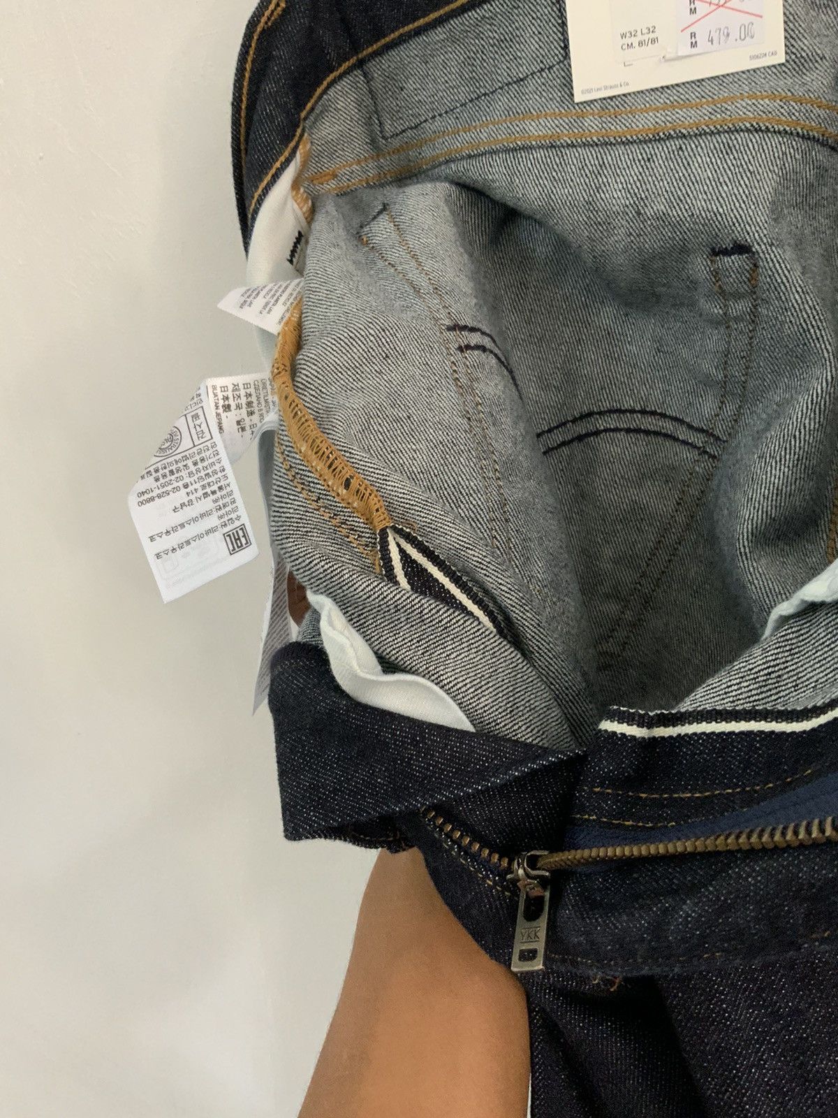 Japanese Brand New Levi’s Japan Made Selvedge Denim Jeans Size US 32 / EU 48 - 22 Thumbnail