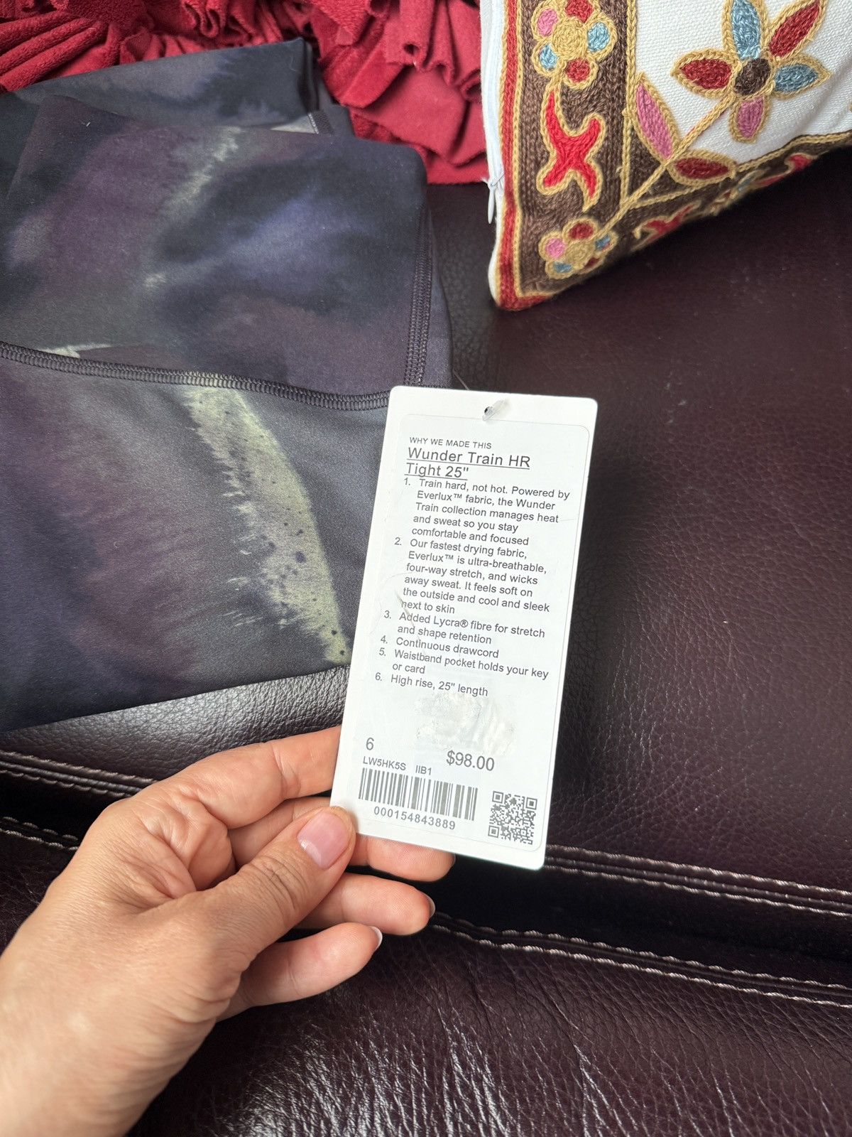 Lululemon Lululemon wonder train HR Tight 25 “ size 6 NWT Size 28" / US 6 / IT 42 - 4 Thumbnail