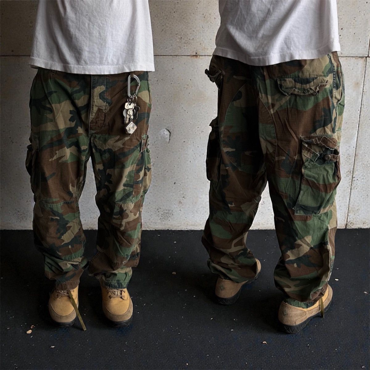 Vintage Vintage Y2k Camo Military Baggy Cargo Pants Size US 36 / EU 52 - 1 Thumbnail