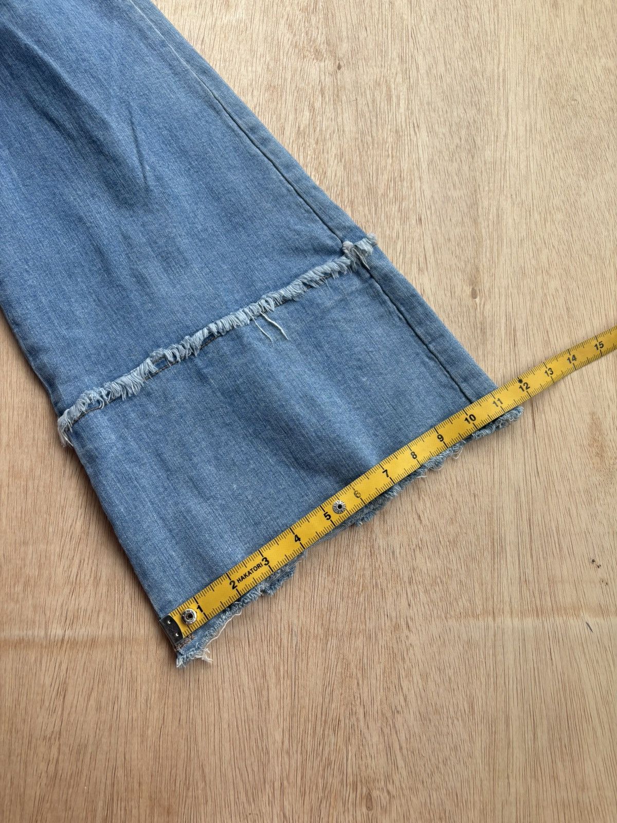 Hysteric Glamour × Japanese Brand Baggy Jeans DINT Women's Luxury Style Size 26" / US 2 / IT 38 - 14 Thumbnail