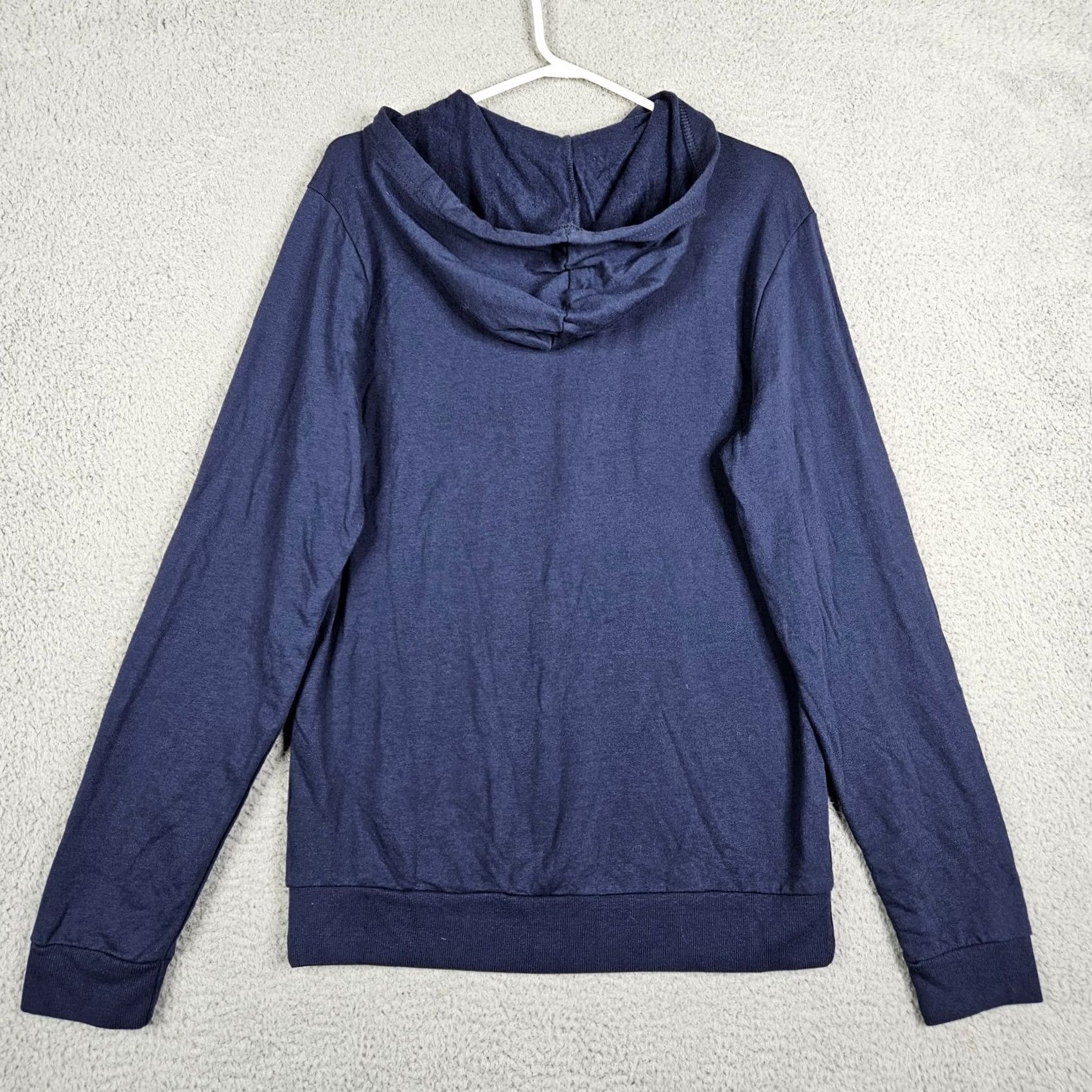 Marine Layer Marine Layer Unisex Adult Navy Blue Full Zip Hoodie S Regular Size Navy Blue Logo Zipper Lightweight Size US S / EU 44-46 / 1 - 2 Thumbnail