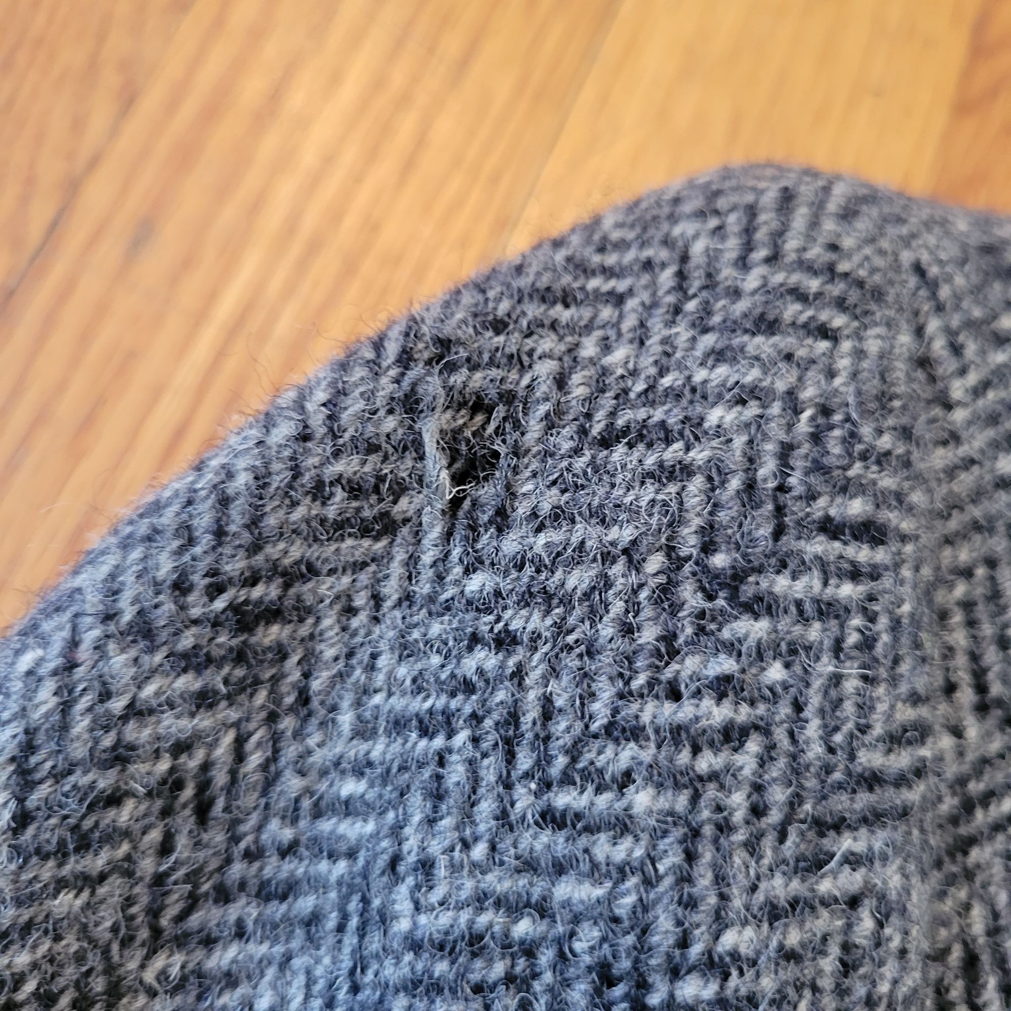Harris Tweed Bells Harris Tweed Grey Herringbone Blazer 2 Button Wool Spo Size 40R - 5 Thumbnail