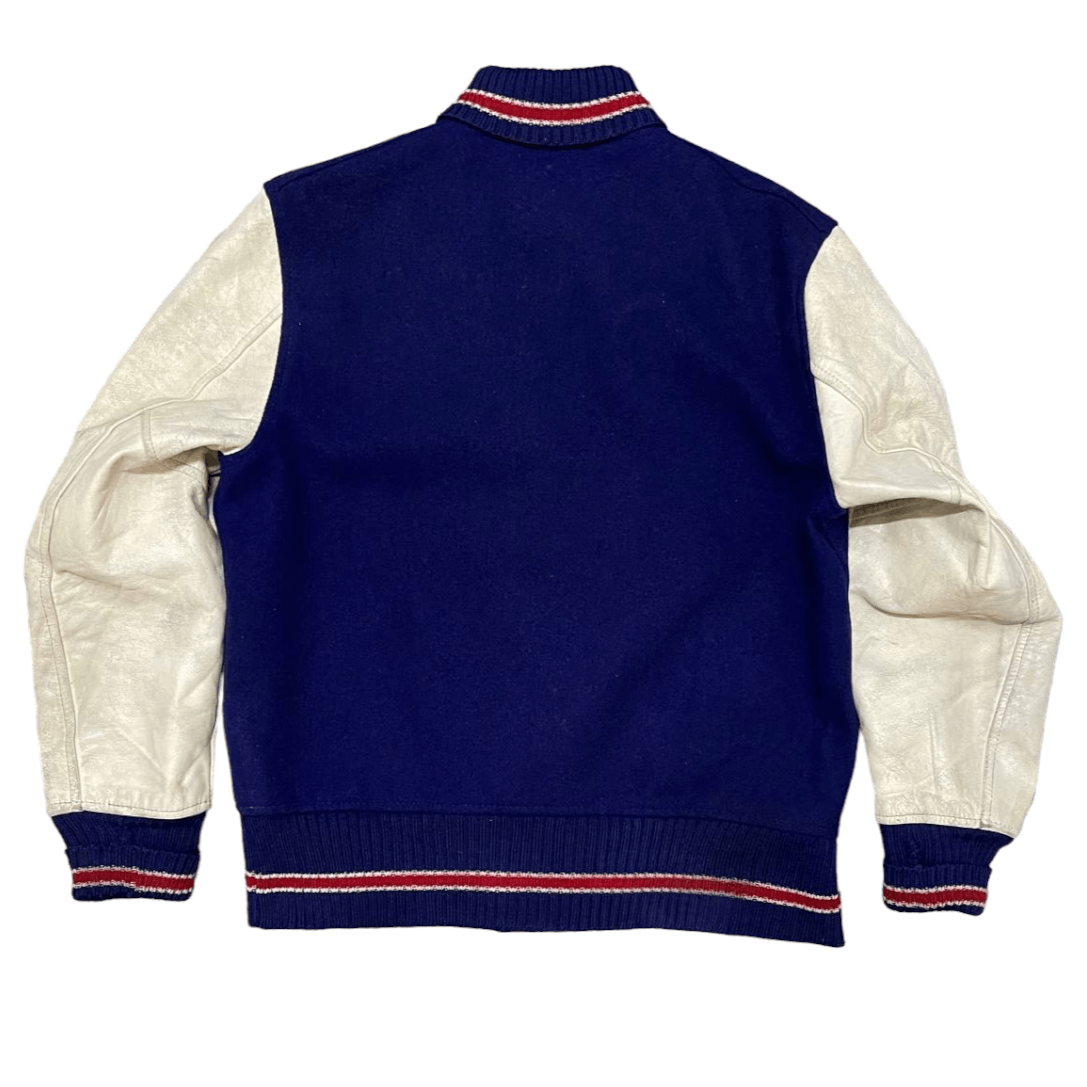 Japanese Brand Vintage 60's Blue Letterman HL Whiting Varsity Jacket Size US M / EU 48-50 / 2 - 11 Thumbnail