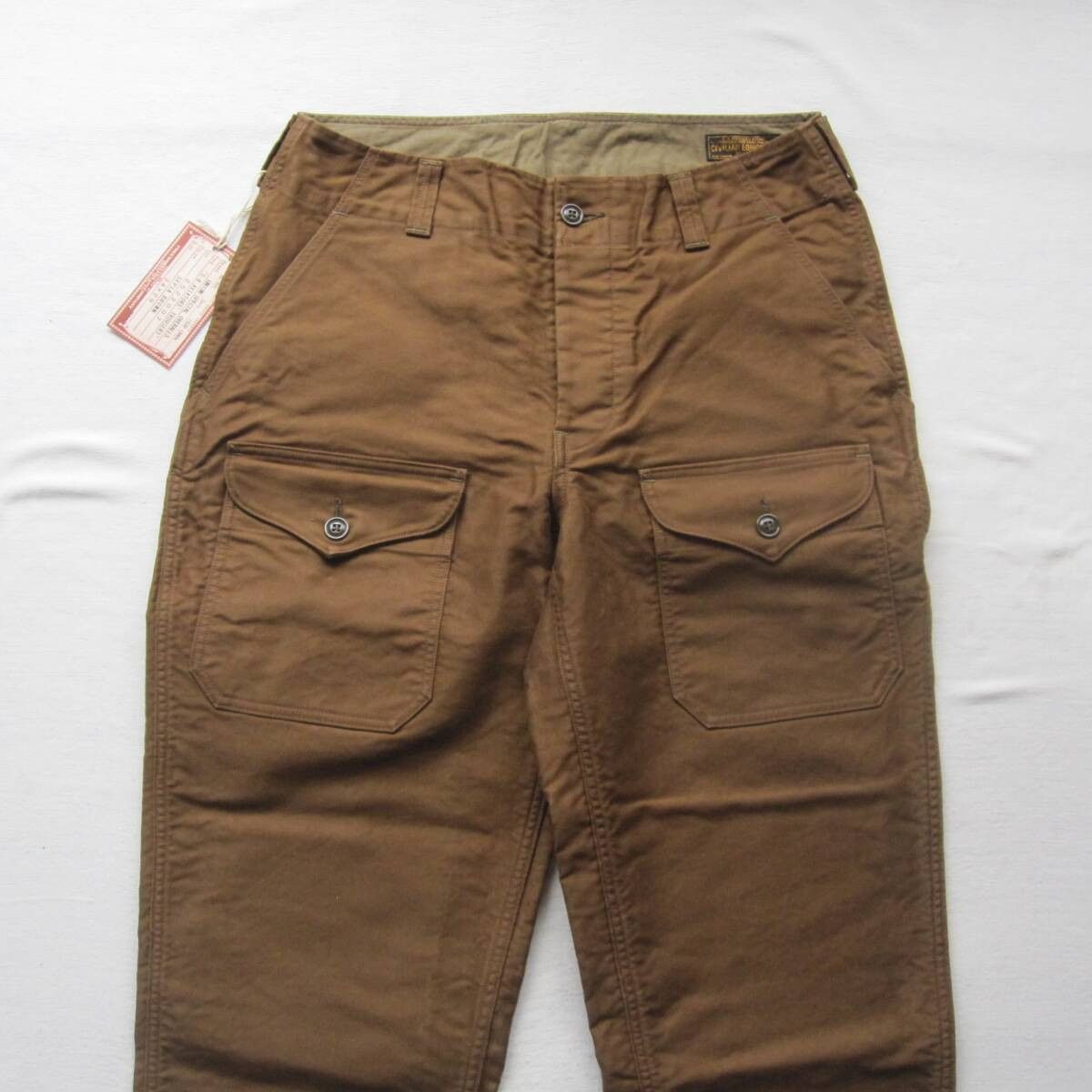 Freewheelers S-8 AVIATORS’ TROUSERS 34 SEPIA BROWN Size US 34 / EU 50 - 6 Thumbnail