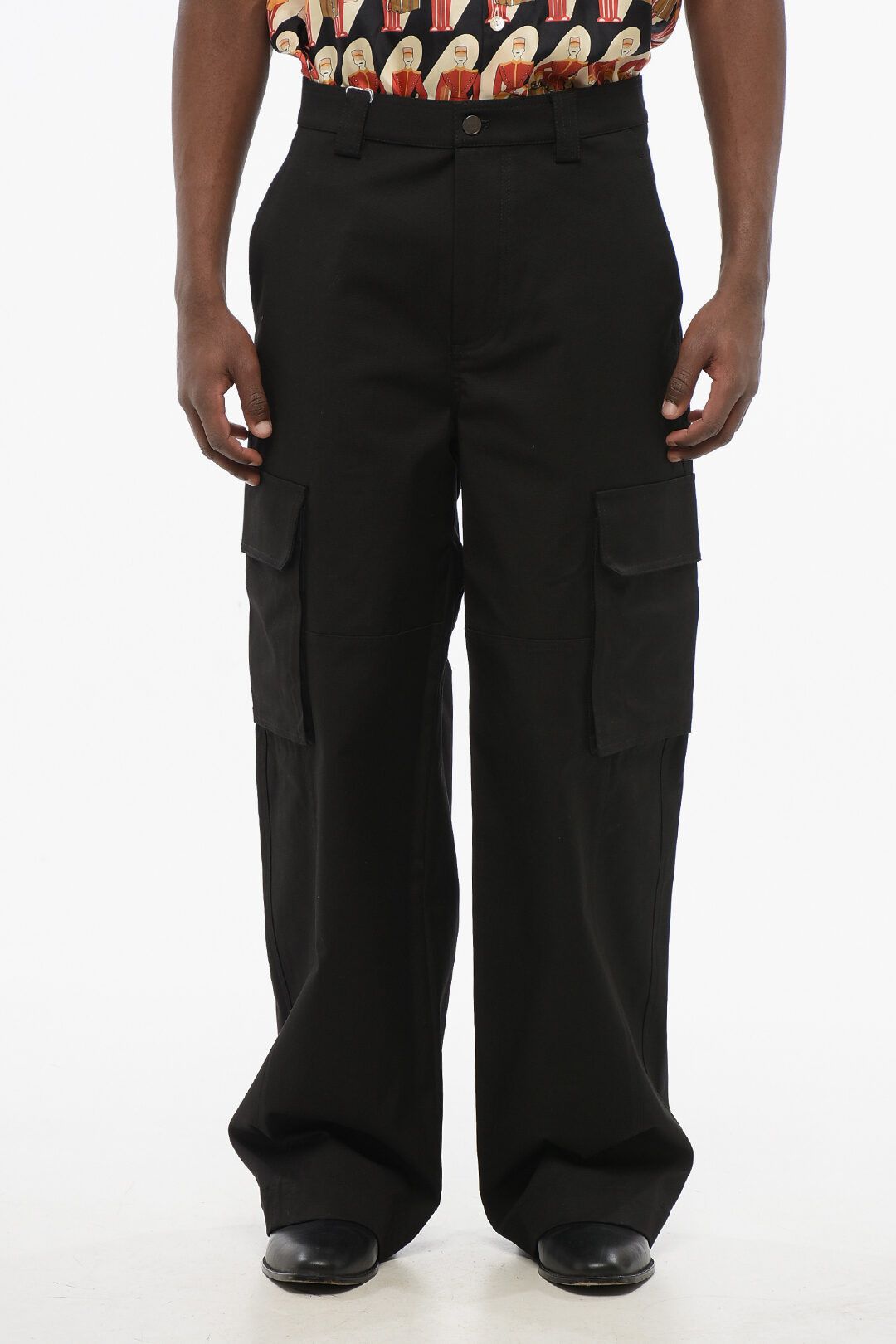 og1mm0925 Stretch Cotton Cargo Pant in Black
