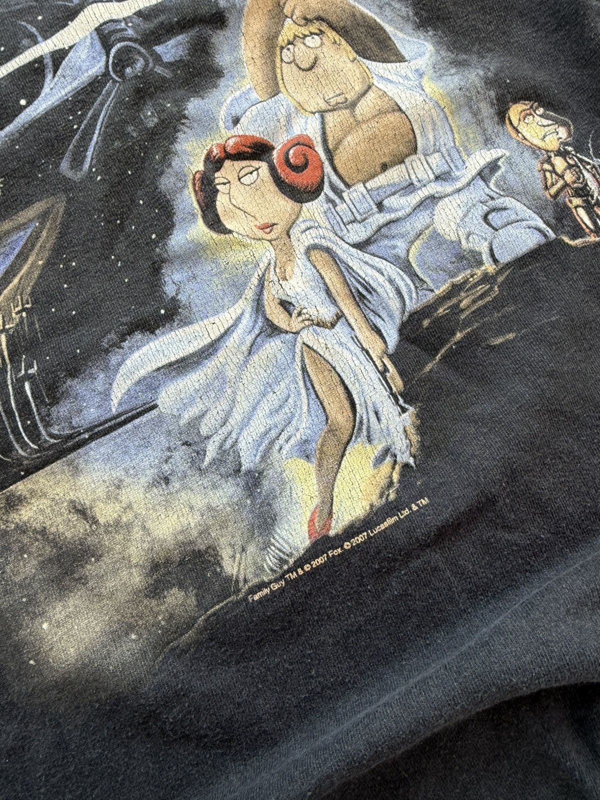 Cartoon Network × Vintage Family Guy 2007 Star Wars T-Shirt Size US L / EU 52-54 / 3 - 3 Thumbnail
