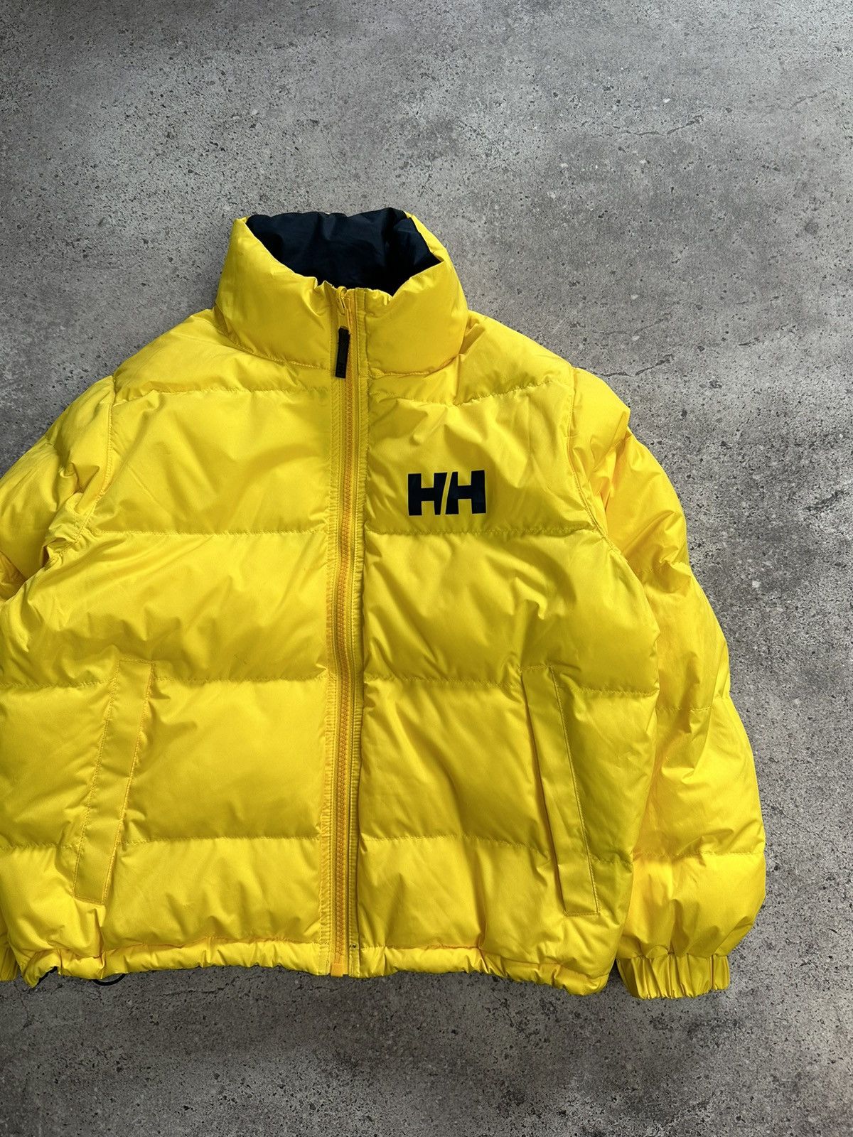Helly Hansen × Vintage Vintage Helly Hansen Y2K Reversible Puffer Jacket Drill Size US S / EU 44-46 / 1 - 12 Thumbnail