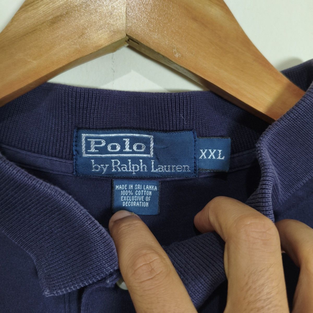 Polo Ralph Lauren Polo Ralph Lauren Collar Longsleeve Tee Size US XXL / EU 58 / 5 - 3 Thumbnail