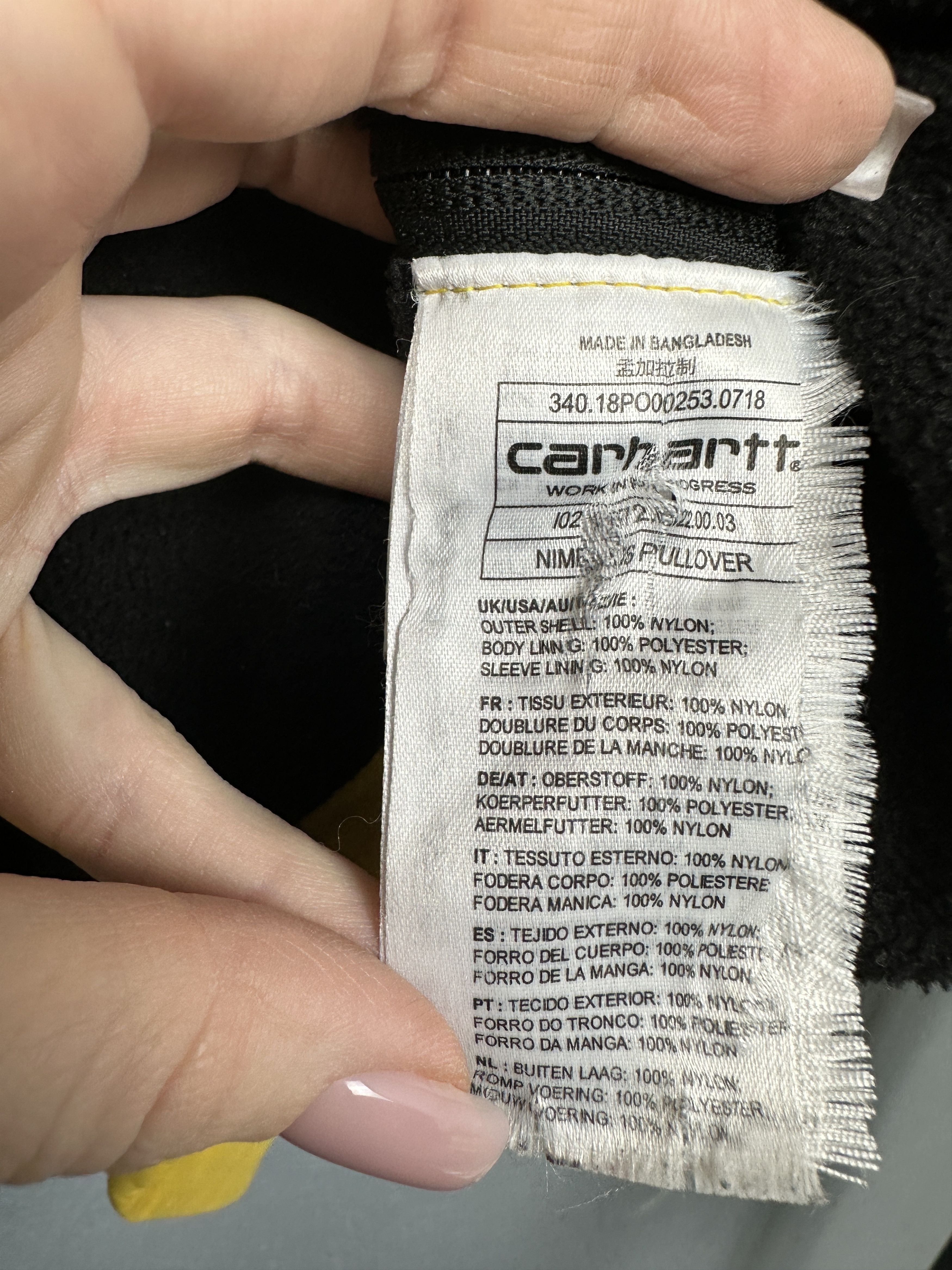 Carhartt Wip Carhartt WIP Nimbus Pullover Mens Insulated Anorak Jacket Size US M / EU 48-50 / 2 - 8 Thumbnail
